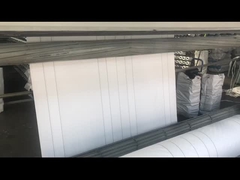 सफेद ट्यूबलर पीपी बुना कपड़ा पीपी बिग बैग के लिए 120 चौड़ाई uncoated