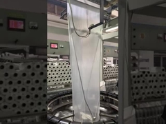 बैग के लिए ट्यूबलर पीपी बुना हुआ कपड़ा रोल अनकोटेड पारदर्शी 80 चौड़ाई