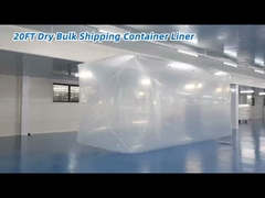 सफेद 500 किलोग्राम थोक तरल शिपिंग कंटेनर यूवी उपचारित फ्लेक्सिटैंक 20 फीट कंटेनर
